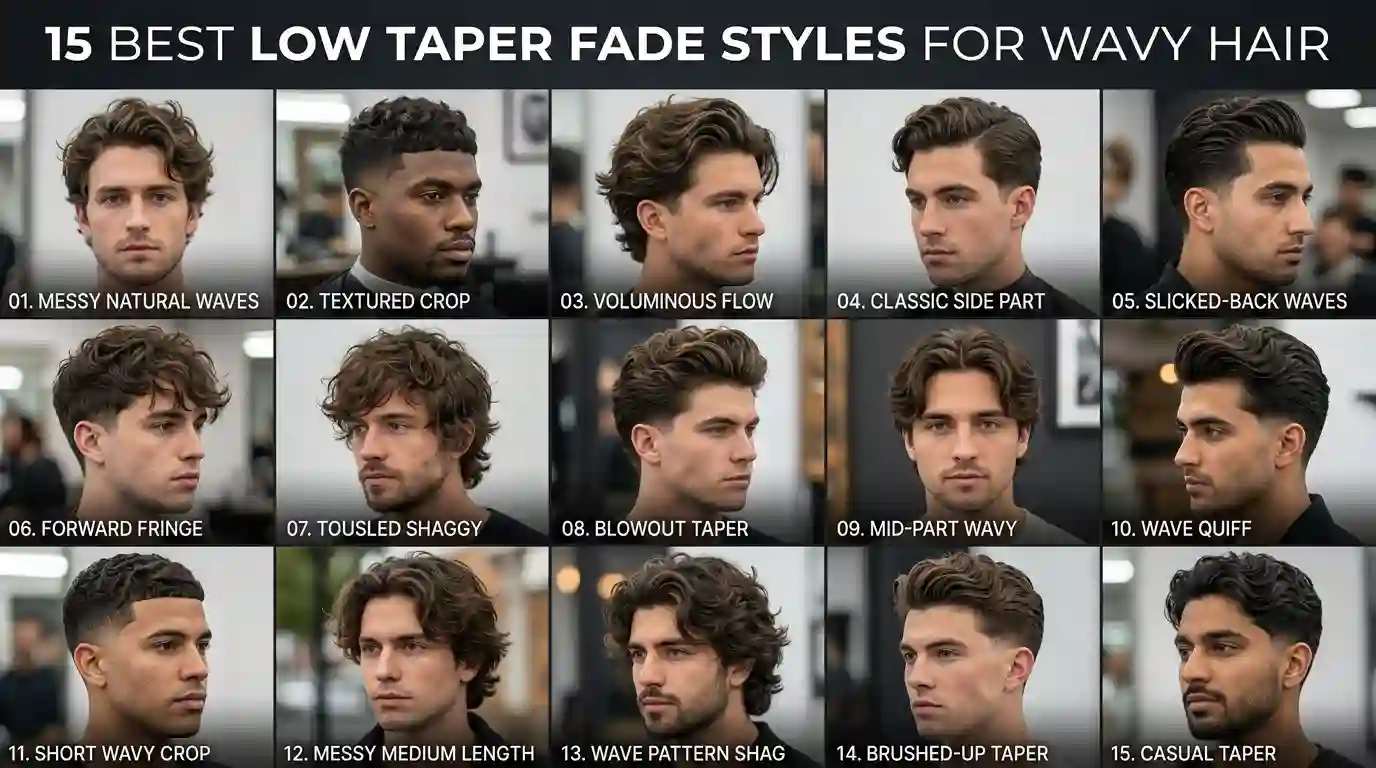 15-Best-Low-Taper-Fade-Styles-for-Wavy-Hair